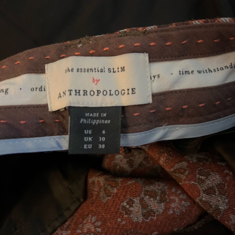 Anthropology Pants Size 6